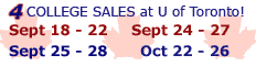 University of Toronto Book Sales